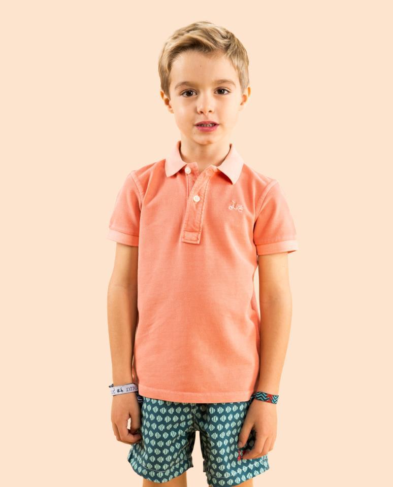 SCOTTA POLO NARANJA FLUOR