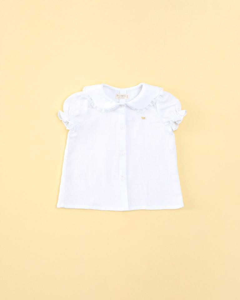 CANESU CAMISA PETALOS BLANCA