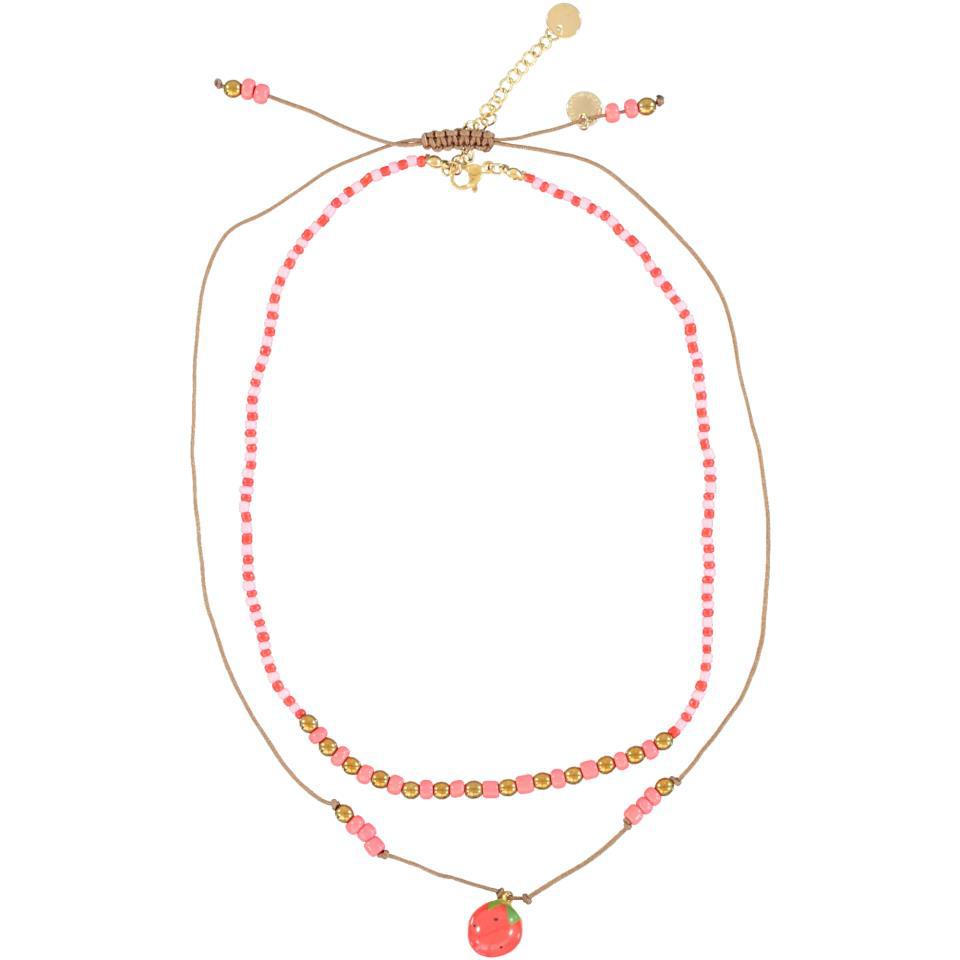 PIU NECKLACES PINK