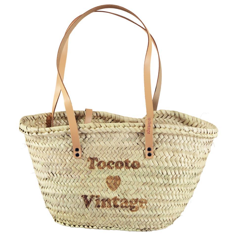 TOCOTO BOLSO CESTA RAFIA