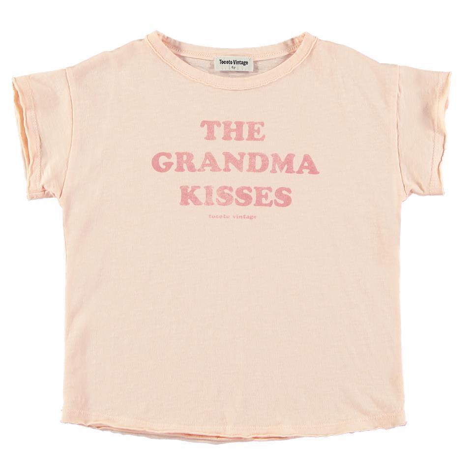 TOCOTO CAMISETA NIÑA ESTAMPADO GRANDMA KISSES