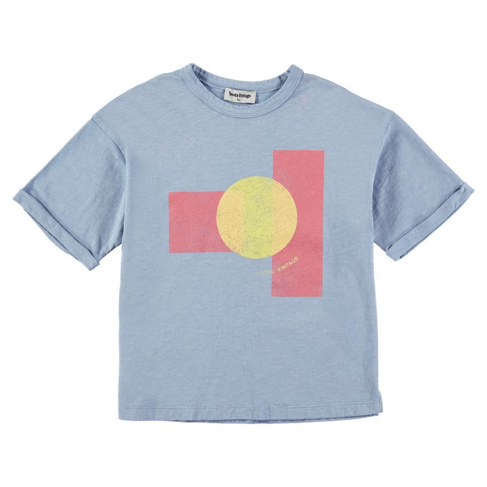 TOCOTO CAMSETA OVERSIZE ESTAMPADA NIÑO SUNSHINE