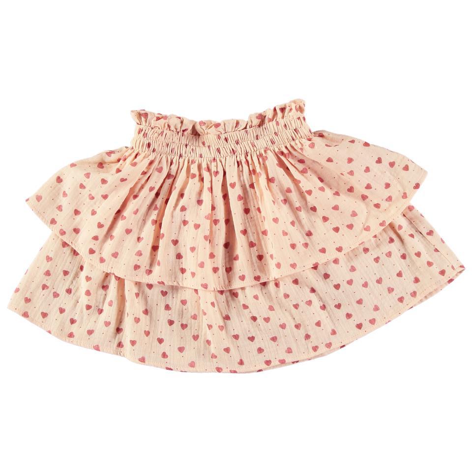 TOCOTO FALDA CORTA ESTAMPADO CORAZONES