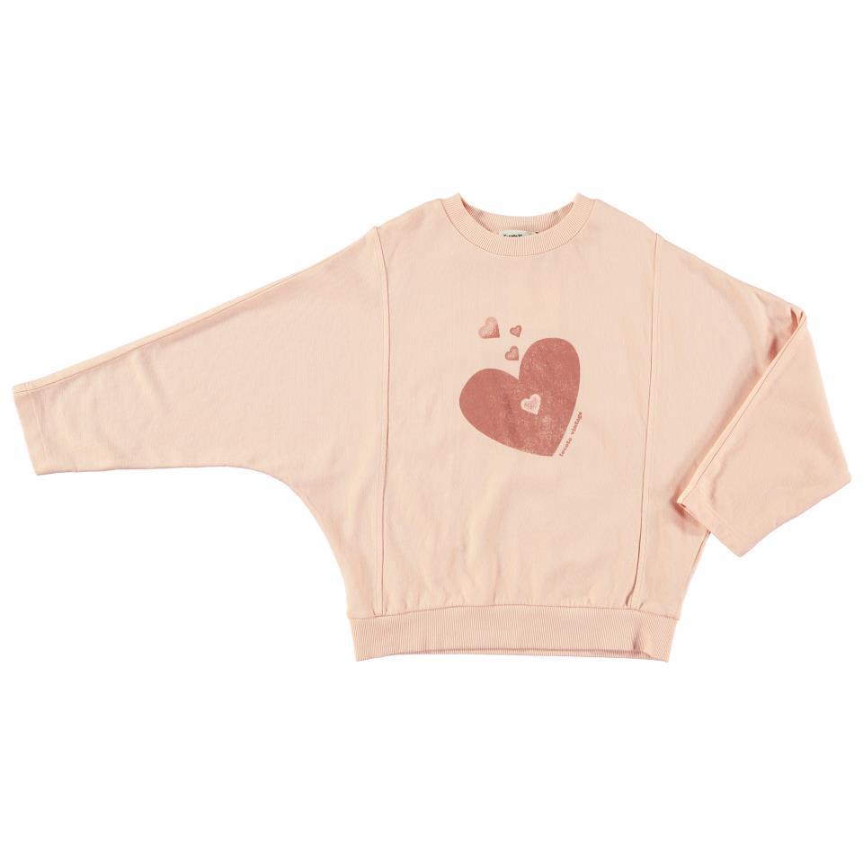 TOCOTO SUDADERA FELPA KID CORAZONES