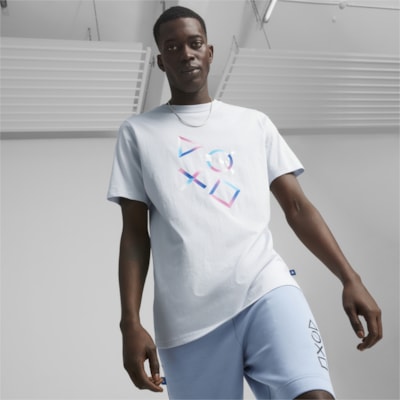 PUMA X PLAYSTATION T-SHIRT SILVER