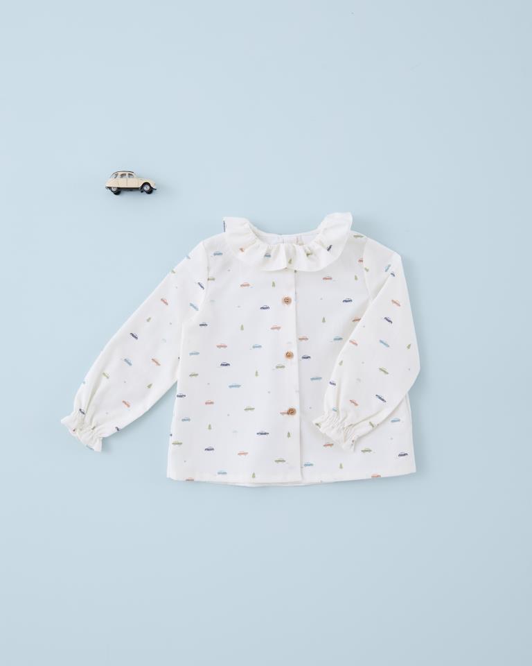MC CAMISA CUELLO VOLANTE COCHES CLASICOS