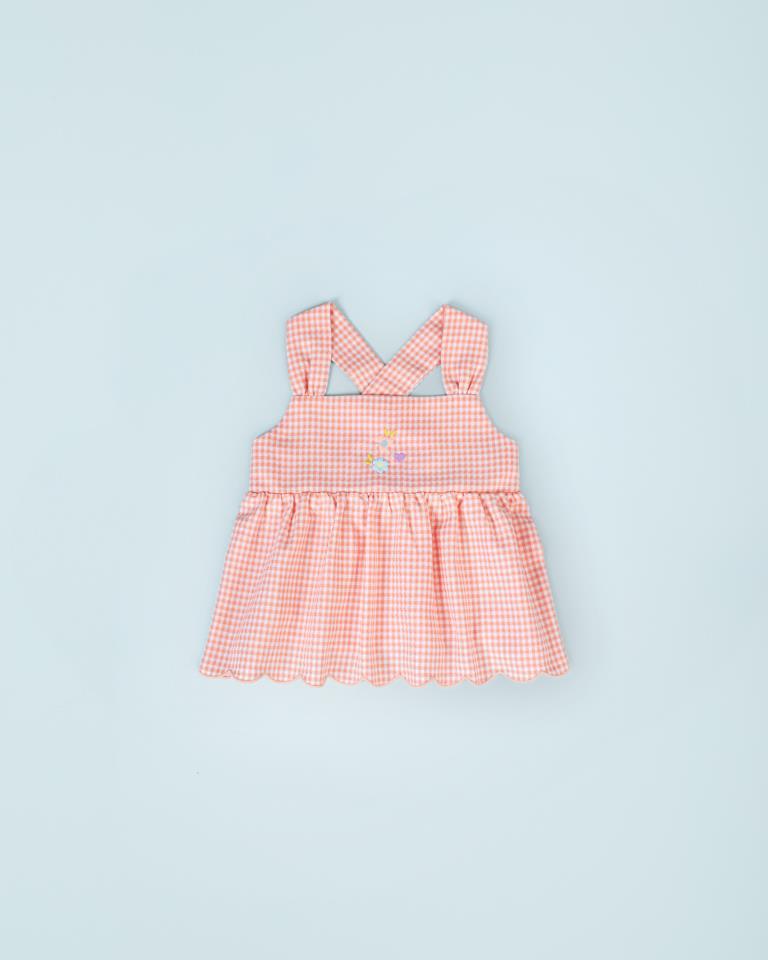 MC TOP ONDITAS BORDADO MINIVICHY MANDARINA