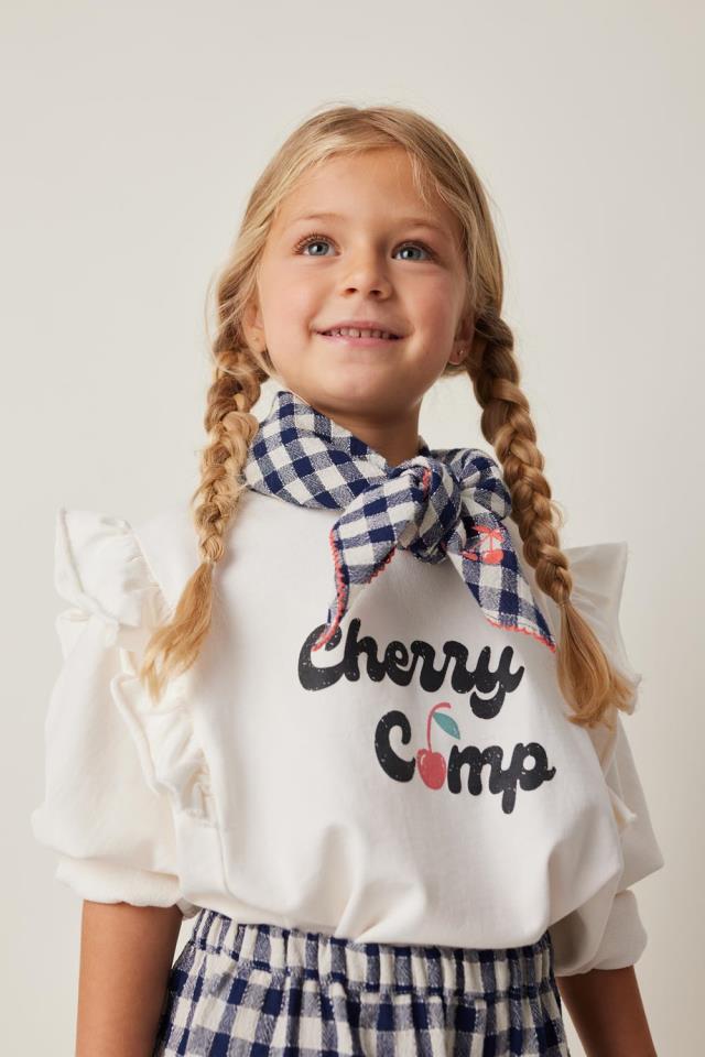 TOCOTO SUDADERA NIÑS CHERRY CAMP OFFWHITE