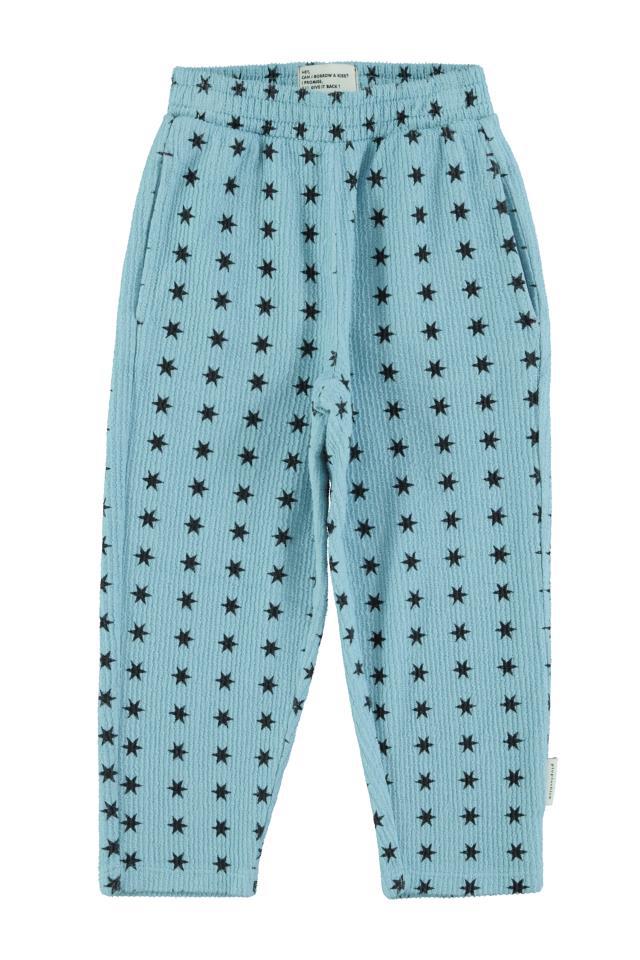 PIU JOGGING PANTS BLUE W BLACK STARS