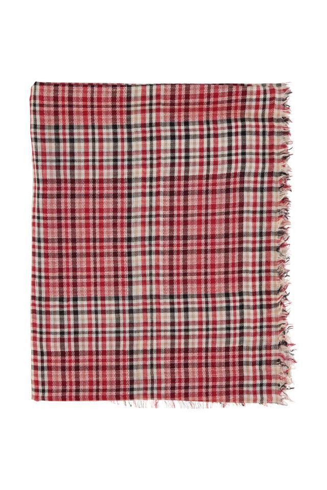SISTERS SCARF RED SQUARES